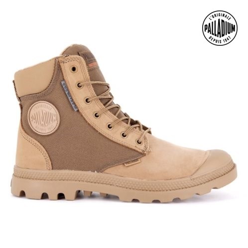 Bottes Palladium Pampa SC WPN U-S Homme Marron | FR ZKU963T